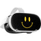 Black Happy Face Oculus Quest 2 Skin